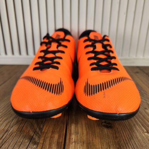 Nike Mercurial Vapor 12 Club MG/FG Mens Sz 11 Orange Soccer Cleats AH7378-810 - Picture 2 of 9